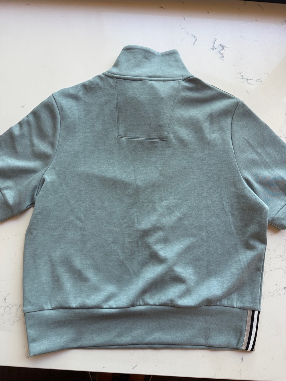 Alp N Rock AMARI HALF ZIP MOCK NECK SILVER BLUE & ELOISE MINI SKIRT size small - Picture 8 of 15